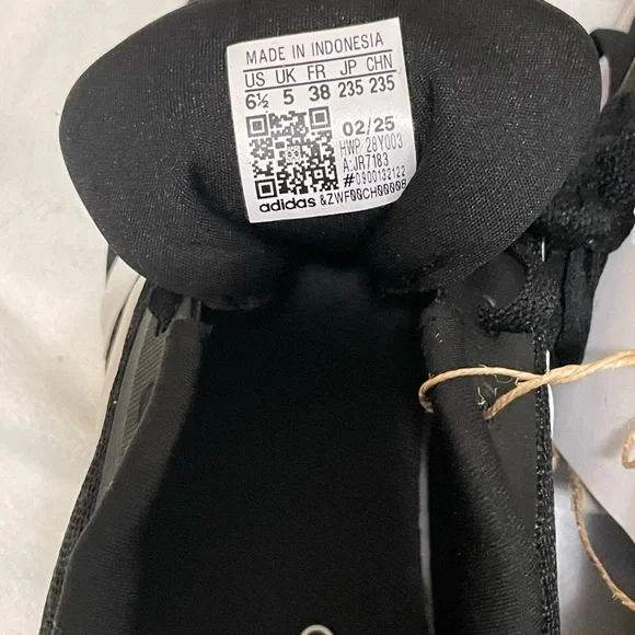 Sz 61/2 women’s Adidas running shoes X_PLRPath Black and White Athletic Shoes - Picture 9 of 12